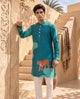 Bengal Wave - Silk Kurta