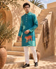 Bengal Wave - Silk Kurta