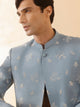 Parinda - Silk Embroidery Indo-Western Jacket Kurta Set
