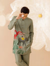 Baghban  - Silk Embroidery Kurta Set