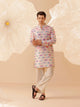 Ocean Bloom - Silk Kurta