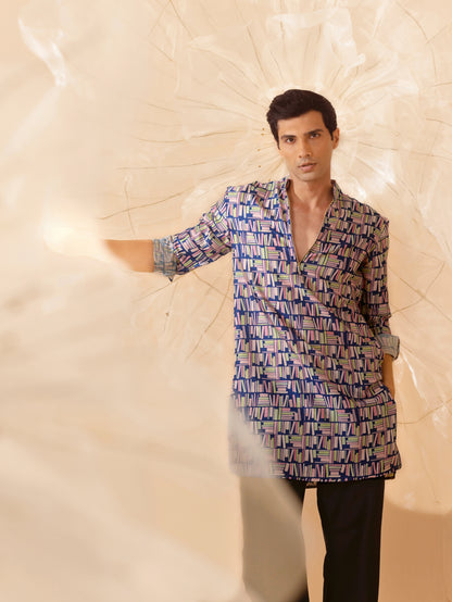 Midnight Library - Silk Kurta