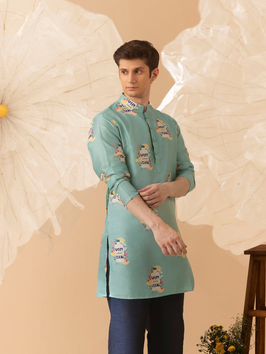 Happy Pour - Silk Kurta