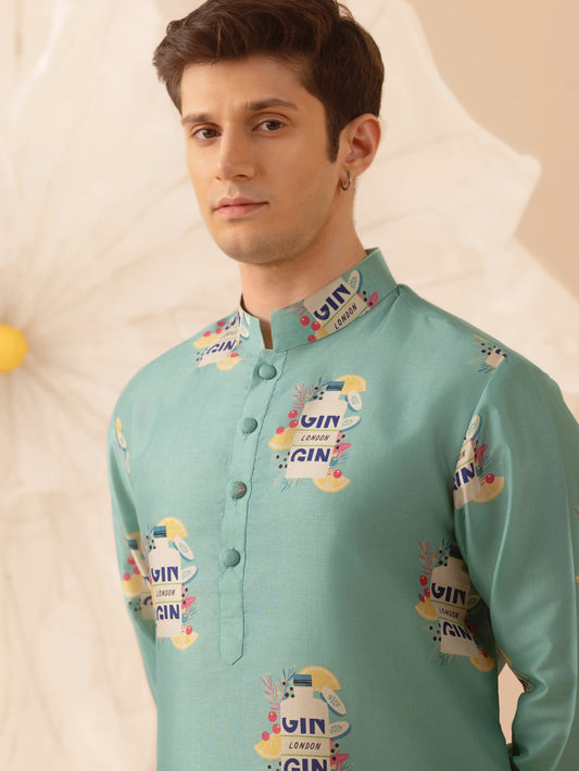 Happy Pour - Silk Kurta