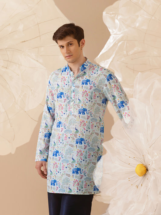 Mughal Muse - Silk Kurta