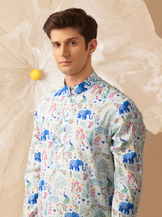 Mughal Muse - Silk Kurta