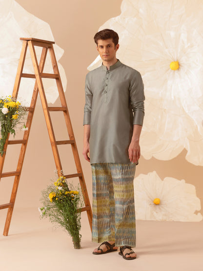 Earthen Lounge - Silk Kurta Set