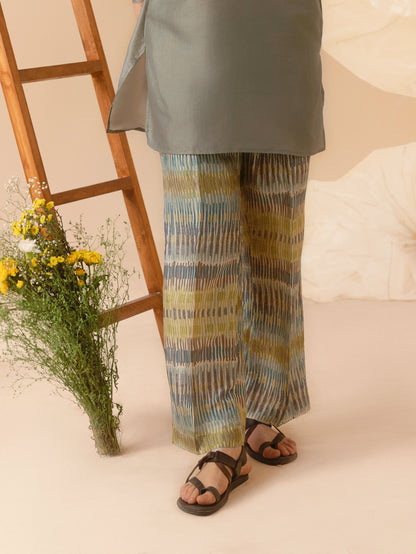 Earthen Lounge - Silk Kurta Set
