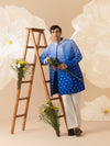 Falak - Silk Embroidery Nehru Jacket Set