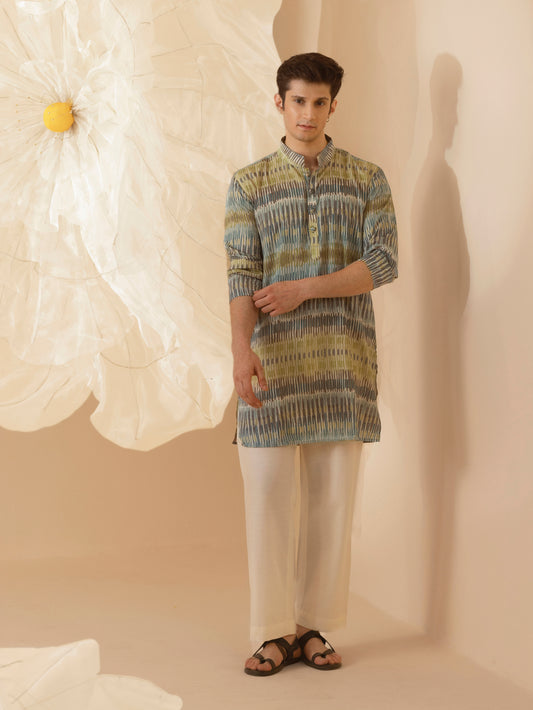 Earthen Hues - Silk Kurta