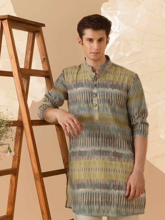 Earthen Hues - Silk Kurta