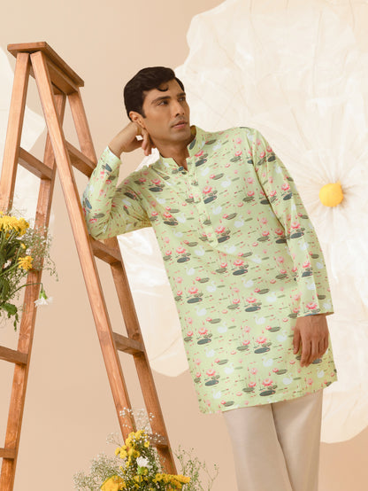 Pond of Dreams - Silk Kurta