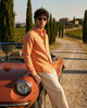 Peach Dusk - Linen Shirt
