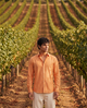 Peach Dusk - Linen Shirt