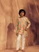 Pink Garden Indo -Western Set For Kids
