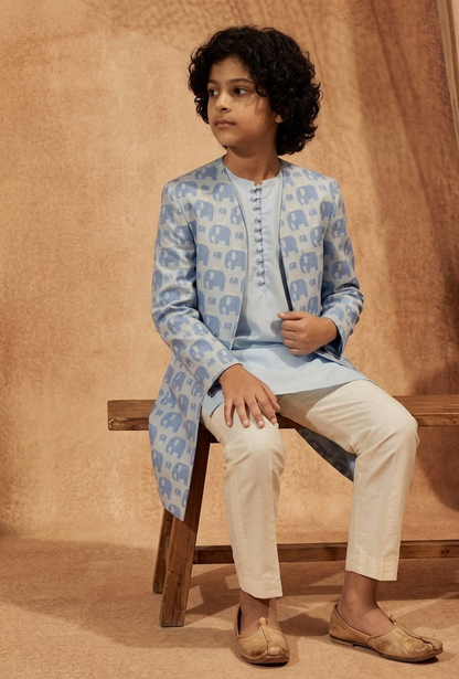 Blue Elephant Indo - Western Set For Kids