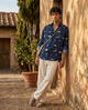 Porto Cruise - Printed Cotton  Shirt