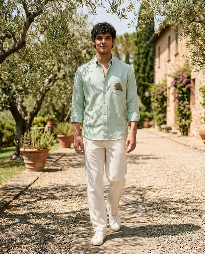 Grizzly Getaway - Oxford Cotton Shirt
