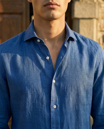Blue Manor - Linen Shirt