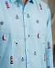 Pacific Purl - Embroidery Linen Shirt