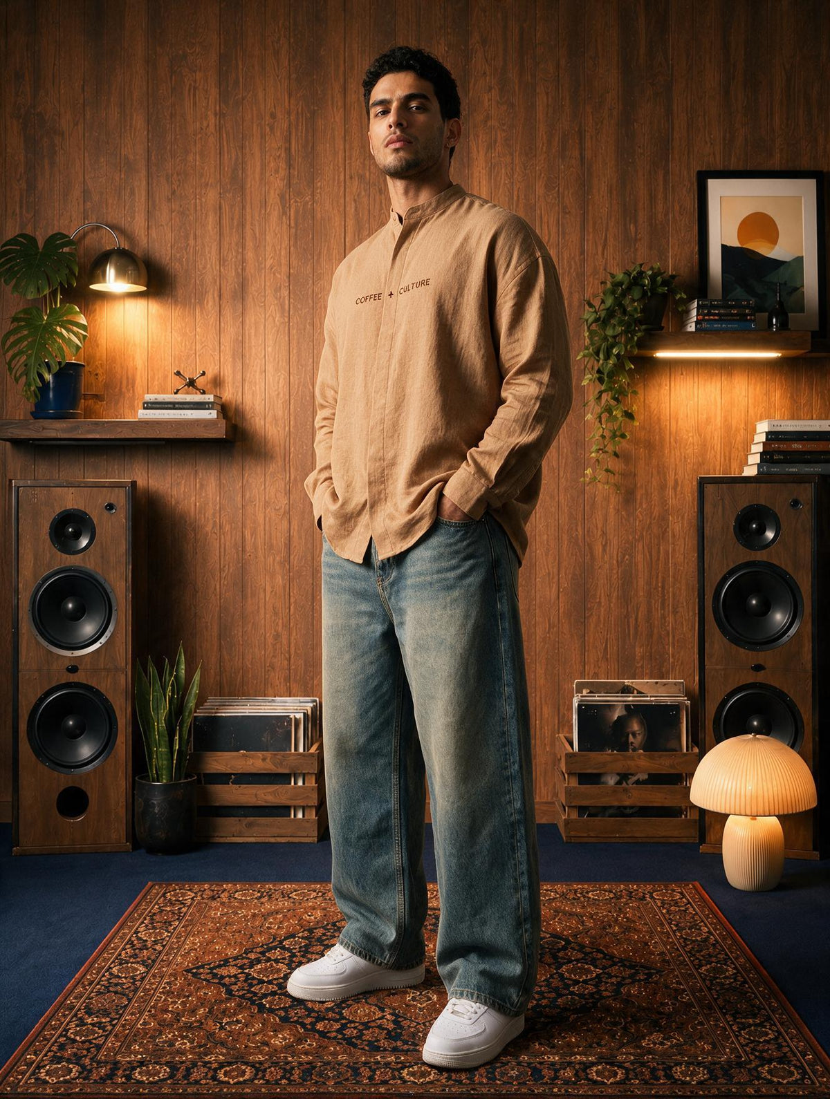 Coffee Culture - Linen Shirt