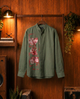 Seep Printed - Linen Shirt