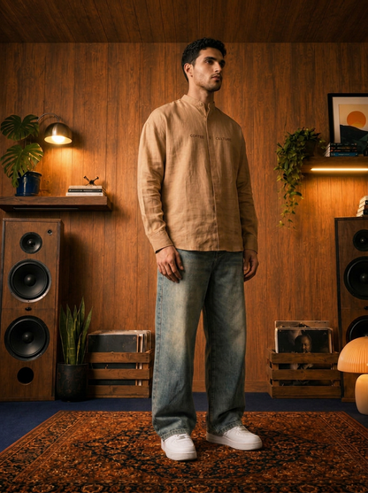 Coffee Culture - Linen Shirt