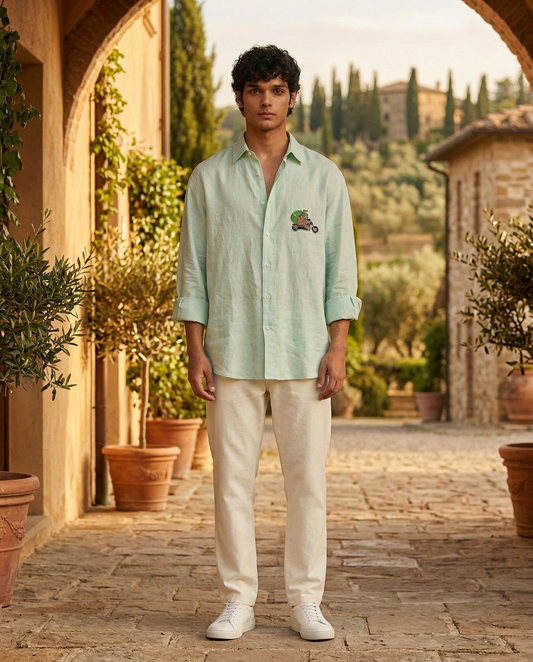 Grizzly Getaway - Oxford Cotton Shirt