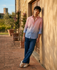 Coral Tide  - Linen Shirt