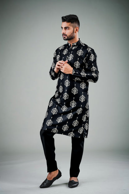 The Luxe Sleek - Silk Kurta