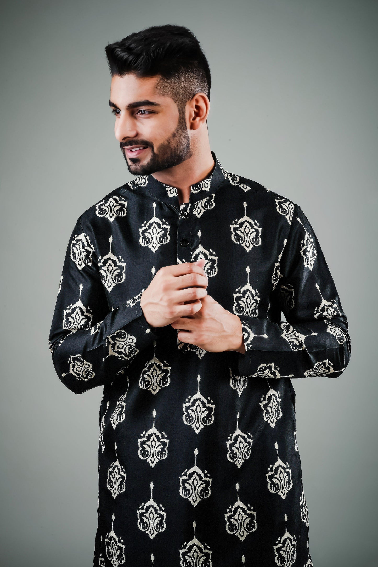 The Luxe Sleek - Silk Kurta